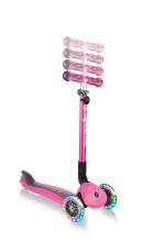 Globber Go Up Deluxe Lights Art.646-106 Deep Pink skrejritenis ar LED gaismiņam 4 vienā