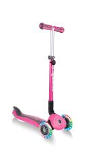 Globber Go Up Deluxe Lights Art.646-106 Deep Pink skrejritenis ar LED gaismiņam 4 vienā