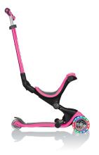Globber Go Up Deluxe Lights Art.646-106 Deep Pink skrejritenis ar LED gaismiņam 4 vienā