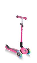 Globber Go Up Deluxe Lights Art.646-106 Deep Pink skrejritenis ar LED gaismiņam 4 vienā