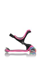 Globber Go Up Deluxe Lights Art.646-106 Deep Pink skrejritenis ar LED gaismiņam 4 vienā