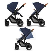 KinderKraft Prime  2 in1 Art.KKWPRIMNAVY200 Deep Navy  Universālie rati 2 in1