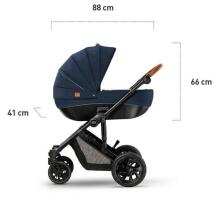KinderKraft Prime  2 in1 Art.KKWPRIMNAVY200 Deep Navy  Universālie rati 2 in1