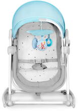 KinderKraft'21 Unimo Grey 5 in 1 Art.KBUNIMUPBLU0000 Blue Bērnu šūpuļkrēsliņš-gultiņa pieci vienā