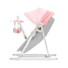 KinderKraft'21 Unimo Grey 5 in 1 Art.KBUNIMUPPNK0000 Pink Кроватка - колыбель - качалка 5в1
