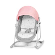 KinderKraft'21 Unimo Grey 5 in 1 Art.KBUNIMUPPNK0000 Pink Кроватка - колыбель - качалка 5в1