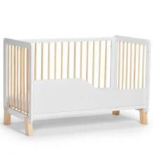 Kinder Kraft Lunky  Art.KFLUNK0MWHT0000 White  детская кроватка с матрасом 120x60см