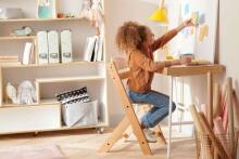 KinderKraft Enock Art.KHENOCOPWHT0000 White  Стульчик для кормления с вкладышом