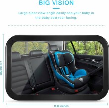 Zoogi Seat Mirror Art.40072 Зеркало заднего вида для наблюдения за ребенком в машине