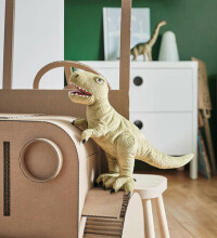 Made in Sweden Jattelik  Art.904.711.71 Augstvērtīga mīksta plīša rotaļlieta Dinozaur