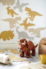 Made in Sweden Jattelik  Art.604.711.77 Augstvērtīga mīksta plīša rotaļlieta Dinozaur
