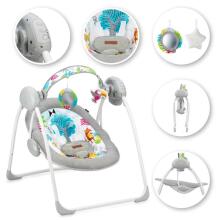 Momi Liss Swing Dodo Art.00013 Grey Переносные вибрирующие детские качели