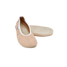 Bebe Basic Hip-Hop Gymnastics Shoes Art.SB120 Nude Vingrošanas, sporta dejošanas čības ar ādas zoli