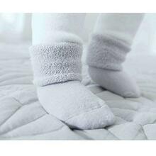 La bebe™ Natural Eco Cotton Baby Socks Art. 134613 Beige-Grey Dabīgas kokvilnas mazuļu zeķītes/zekes [made in Estonia]