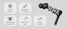 Garett  Wireless Earbuds Sound Smart  Art.134661 White Беспроводные наушники