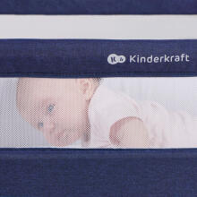 KinderKraft'22 Bea Art.KLBEA000NAV0000 Navy  Кроватка колыбель - качалка