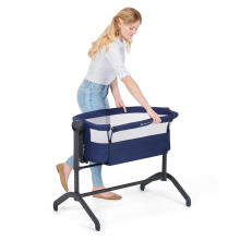 KinderKraft'22 Bea Art.KLBEA000NAV0000 Navy  Кроватка колыбель - качалка