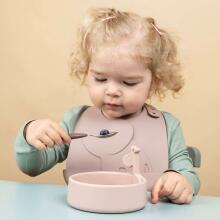 Done by Deer Peekaboo first meal set Deer friends Powder комплект столовых принадлежностей