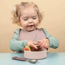 Done by Deer Peekaboo first meal set Deer friends Powder комплект столовых принадлежностей