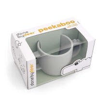Done by Deer Peekaboo Cup Art.249141 Croco Grey  Кружечка из силикона