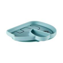 Done by Deer Silicone Stick&Stay Plate, Elphee, Blue