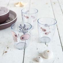 Done by Deer Yummy mini glass 3 pcs Sea friends, Powder 120 ml