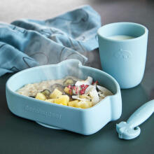 Done by Deer Mini Silicone Mug Art.229745 Green Silikona glazīte