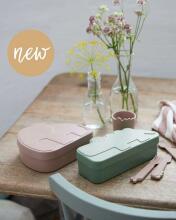 Done by Deer Kiddish lunch box Elphee Mustard Контейнер для хранения питания с крышкой Ланч Бокс