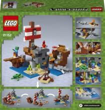 LEGO® Minecraft™ komplekts "Pirātu kuģa piedzīvojums", Art. 21152