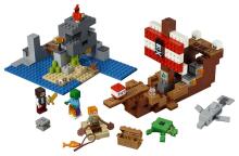 LEGO® Minecraft™ komplekts "Pirātu kuģa piedzīvojums", Art. 21152