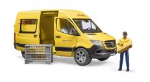 BRUDER 1:16 piegādes auto MB Sprinter DHL ar vadītāju, 02671
