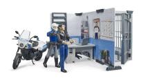 BRUDER 1:16 policijas iecirknis ar policijas motociklu, 62732