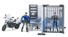 BRUDER 1:16 policijas iecirknis ar policijas motociklu, 62732
