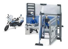 BRUDER 1:16 policijas iecirknis ar policijas motociklu, 62732