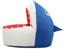 Qubo™  Blue Ocean Shark  Art.134920 Кресло мешок, бин бег (bean bag), кресло груша, пуф