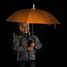 „Fillikid“ vaikų skėtis „Art.6100-13“ mėlynas vaikiškas skėtis su įmontuota LED blykste