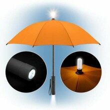 Fillikid Children's Umbrella Art.6100-13 Orange Детский Зонтик с встроенными светодиодными лампами