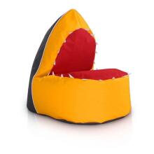 Qubo™  Red Sea Shark Art.134920 Sēžammaiss Puffs, Mīkstais bean bags