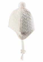 Reima Lintu Art.518385-0110 Megztinė kūdikių kepurė iš 100% merinosų vilnos (Matmenys: 34-42 cm)