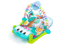 Fillikid Funkids Pianomat Art.CC9690  Blue Детский развивающий коврик с пианино и дугой с подвесками, со звуком