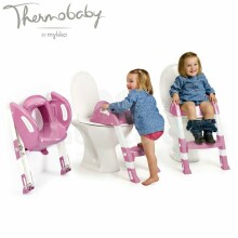 Thermobaby Toilett Trainer Kiddyloo Art.1725/48 Ananas Детское сиденье на унитаз со ступенькой
