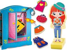 Lisciani Giochi Monstessori Fashion Doll  Art.85897 Монтессори Одень Куклу