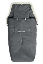 Alta Bebe Lambskin Footmuff Nordkap Art.MT2490LP-64 Dark Grey Guļammaiss  ratiem ar dabisku aitas vilnas 98 x 45 x 15cm