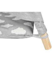 Telts TIPI grey stars 180x115x115 cm (8703)