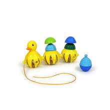 LALABOOM pērļu komplekts Pull Along Duck, 10gab.,  BL330