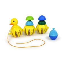 LALABOOM pērļu komplekts Pull Along Duck, 10gab.,  BL330