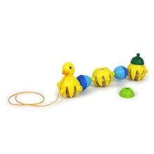 LALABOOM pērļu komplekts Pull Along Duck, 10gab.,  BL330