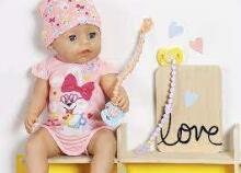 Baby Born Art.828069 Māneklīts ar ķēdi