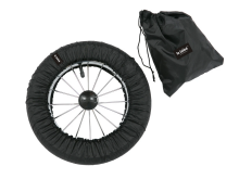 La bebe™ Wheel Cover L (36+ cm) Art.135676 Black Riepu pārvalki ar gumiju , 2 gab