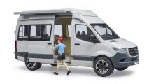 BRUDER MB Sprinter Kemperis ar vadītāju, 02672